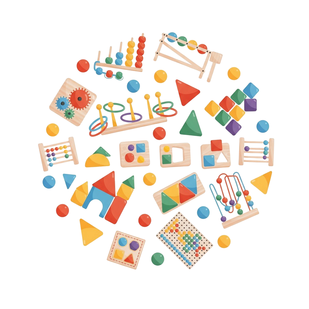 Illustration de jouets éducatifs